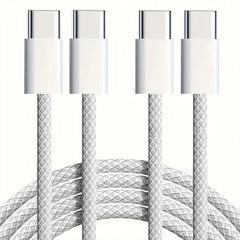 Braided USB C to USB C Cable 3.3ft [Pack of 2]