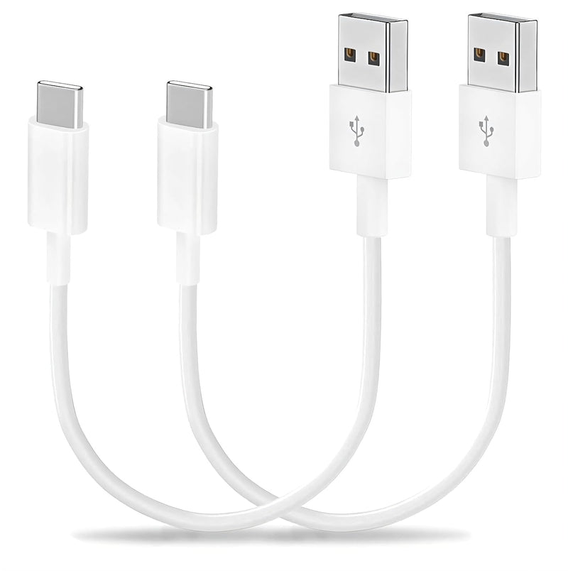 Short USB to USB C CarPlay Cable 1.15ft [Pack of 2]