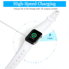3-in-1 Short Charger for Apple Watch and Type-C Devices (1.3ft/40cm)