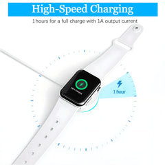 3-in-1 Short Charging Cable for Apple Watch and iPhone (1.3ft/40cm)