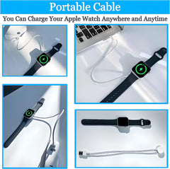 Short Charger Compatible with Apple Watch (1.15ft/14inch/35cm)