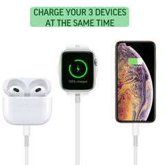top-up 3 in 1 usb watch and phone charger cables