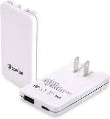 Top-Up Ultra-Slim 30W Flat Dual Port USB Charger